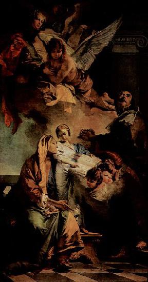 Giovanni Battista Tiepolo Erziehung Mariens Sweden oil painting art
